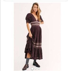 Free People Delicacy Midi Dress Size:M